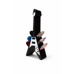 Gitaar Plectrumhouder met 5 Plectrums – Elektrische Gitaar Design – zwart/wit